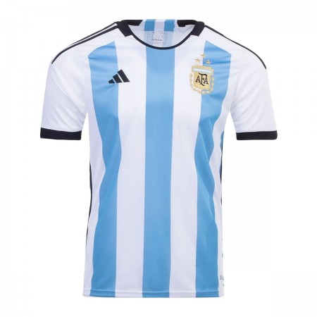 Argentina 3 Star Hjemme VM 2022 - Fodboldtrøjer (S/S)